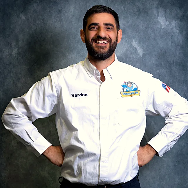 Vardan Mikaelian, owner of Excellence Air & Plumbing